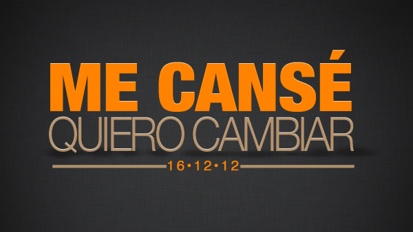 Venga este domingo determinado a cambiar