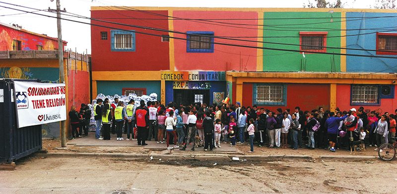 Gran donación de ropa en la Villa 31