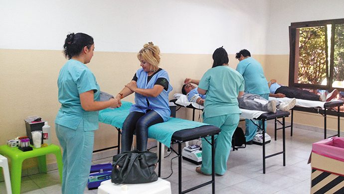 Donación de sangre en Florencio Varela