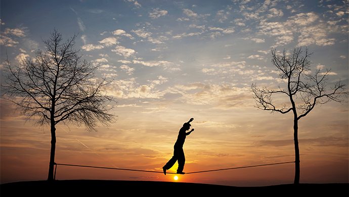 Manténgase en perfecto equilibrio
