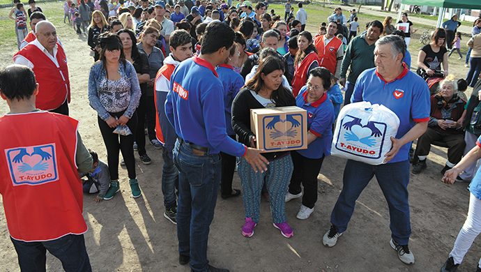 Se donaron más de dos toneladas en Ezeiza