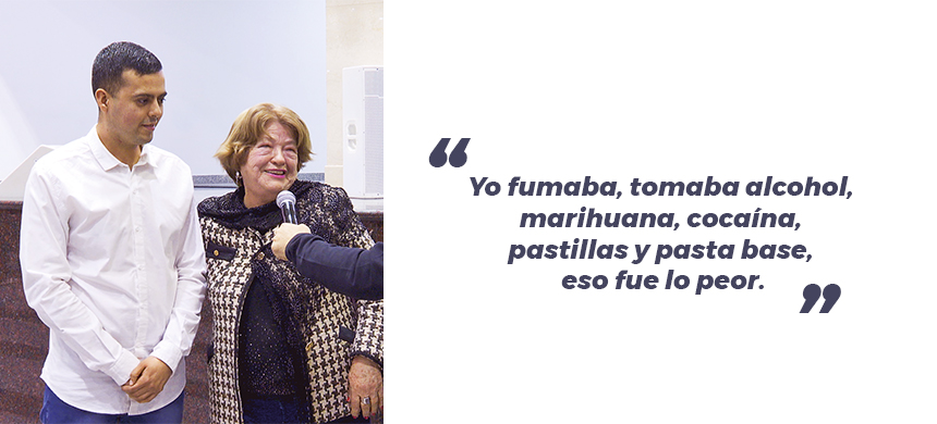 “Con las drogas toqué fondo”