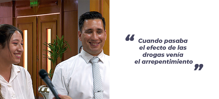“No tenía fuerzas para salir de los vicios”