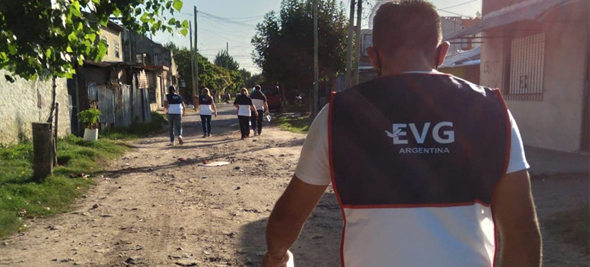 El grupo EVG recorrió las calles de Remedios de Escalada