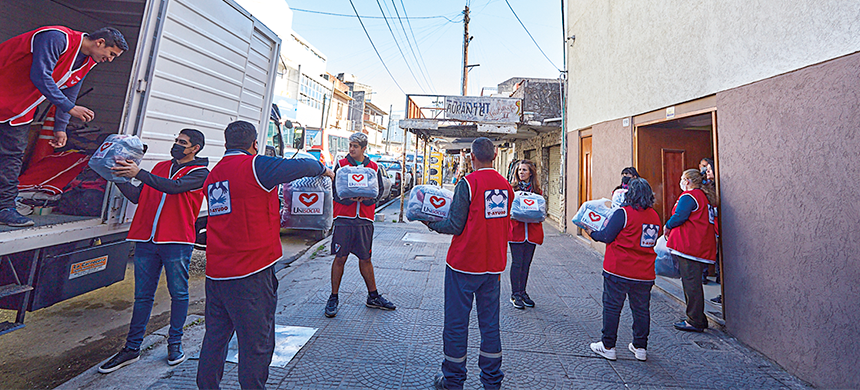 Jornadas solidarias en la provincia de Buenos Aires